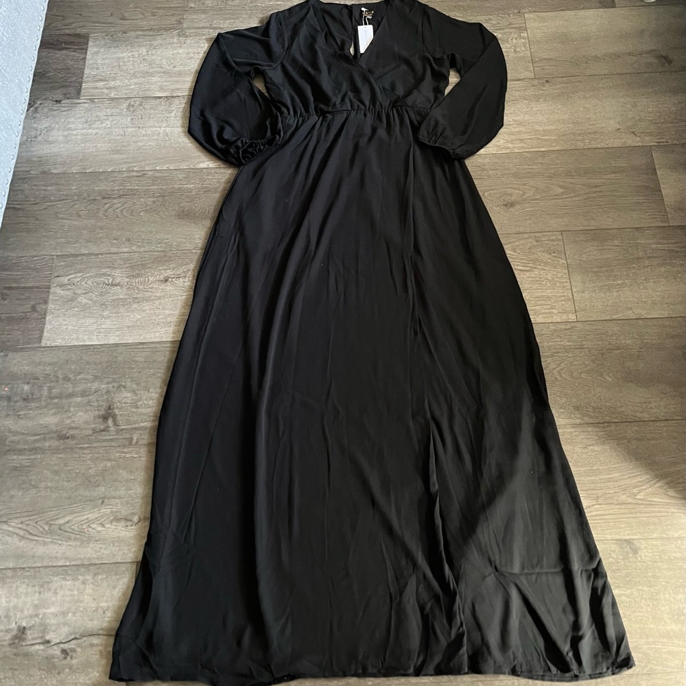 NWT Baltic Born R.S.V.P. Sugar Lips Breanne Faux Wrap Maxi Dress Size XL - Picture 4 of 6